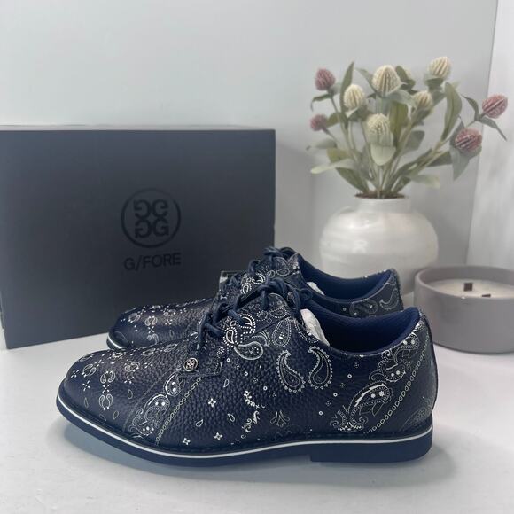 G/FORE Shoes - G/FORE Bandana Gallivanter Golf Shoes Twilight G4LS23EF15 Women's 7.5 NWB